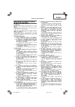 Preview for 35 page of Hitachi G 18SH2 Handling Instructions Manual