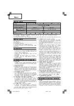 Preview for 38 page of Hitachi G 18SH2 Handling Instructions Manual