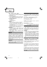 Preview for 40 page of Hitachi G 18SH2 Handling Instructions Manual