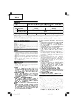 Preview for 44 page of Hitachi G 18SH2 Handling Instructions Manual