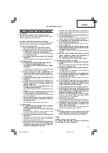 Preview for 47 page of Hitachi G 18SH2 Handling Instructions Manual