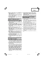 Preview for 49 page of Hitachi G 18SH2 Handling Instructions Manual