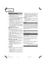 Preview for 58 page of Hitachi G 18SH2 Handling Instructions Manual