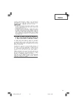 Preview for 59 page of Hitachi G 18SH2 Handling Instructions Manual