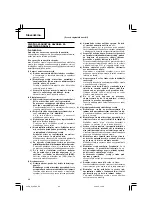 Preview for 60 page of Hitachi G 18SH2 Handling Instructions Manual