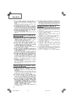 Preview for 62 page of Hitachi G 18SH2 Handling Instructions Manual