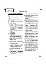 Preview for 66 page of Hitachi G 18SH2 Handling Instructions Manual