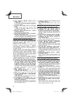 Preview for 68 page of Hitachi G 18SH2 Handling Instructions Manual