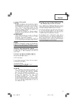 Preview for 17 page of Hitachi G 18SS Handling Instructions Manual