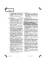 Preview for 62 page of Hitachi G 18SS Handling Instructions Manual