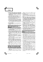 Preview for 10 page of Hitachi G 18SW Handling Instructions Manual