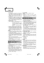 Preview for 12 page of Hitachi G 18SW Handling Instructions Manual