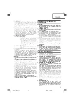 Preview for 19 page of Hitachi G 18SW Handling Instructions Manual