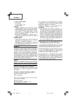 Preview for 20 page of Hitachi G 18SW Handling Instructions Manual