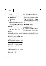 Preview for 40 page of Hitachi G 18SW Handling Instructions Manual