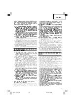 Предварительный просмотр 43 страницы Hitachi G 18SW Handling Instructions Manual