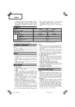 Предварительный просмотр 44 страницы Hitachi G 18SW Handling Instructions Manual