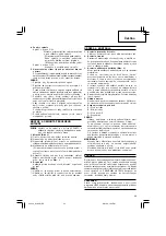 Предварительный просмотр 45 страницы Hitachi G 18SW Handling Instructions Manual