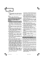 Предварительный просмотр 48 страницы Hitachi G 18SW Handling Instructions Manual