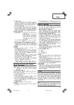 Предварительный просмотр 51 страницы Hitachi G 18SW Handling Instructions Manual