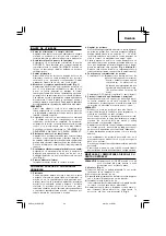 Предварительный просмотр 57 страницы Hitachi G 18SW Handling Instructions Manual