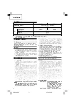 Preview for 62 page of Hitachi G 18SW Handling Instructions Manual