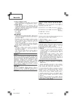 Preview for 70 page of Hitachi G 18SW Handling Instructions Manual