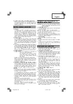 Preview for 13 page of Hitachi G 18UC Handling Instructions Manual