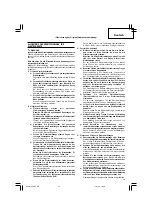 Preview for 15 page of Hitachi G 18UC Handling Instructions Manual