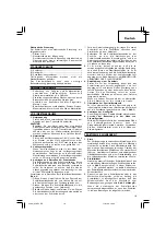 Preview for 19 page of Hitachi G 18UC Handling Instructions Manual