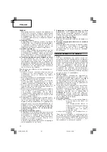 Preview for 26 page of Hitachi G 18UC Handling Instructions Manual