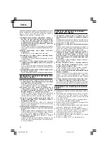 Preview for 44 page of Hitachi G 18UC Handling Instructions Manual