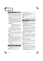 Preview for 46 page of Hitachi G 18UC Handling Instructions Manual