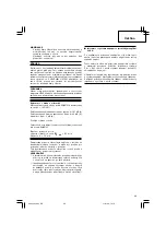 Preview for 47 page of Hitachi G 18UC Handling Instructions Manual