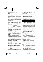 Preview for 52 page of Hitachi G 18UC Handling Instructions Manual