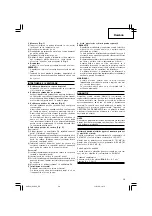 Preview for 59 page of Hitachi G 18UC Handling Instructions Manual