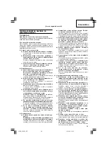 Preview for 61 page of Hitachi G 18UC Handling Instructions Manual