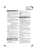 Preview for 65 page of Hitachi G 18UC Handling Instructions Manual