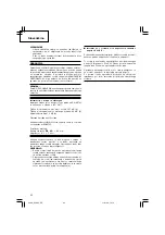 Preview for 66 page of Hitachi G 18UC Handling Instructions Manual