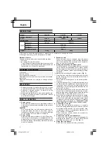 Предварительный просмотр 10 страницы Hitachi G 18UDY Handling Instructions Manual