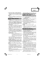 Предварительный просмотр 11 страницы Hitachi G 18UDY Handling Instructions Manual