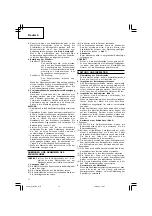 Предварительный просмотр 18 страницы Hitachi G 18UDY Handling Instructions Manual