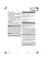 Предварительный просмотр 19 страницы Hitachi G 18UDY Handling Instructions Manual