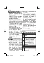 Предварительный просмотр 34 страницы Hitachi G 23SU Handling Instructions Manual