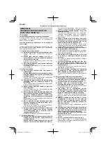 Предварительный просмотр 48 страницы Hitachi G 23SU Handling Instructions Manual