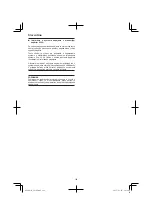 Предварительный просмотр 106 страницы Hitachi G 23SU Handling Instructions Manual