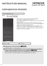 Hitachi G Series Instruction Manual preview