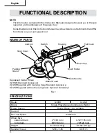 Предварительный просмотр 10 страницы Hitachi G10SR Instruction Manual And Safety Instructions