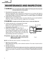 Предварительный просмотр 14 страницы Hitachi G10SR Instruction Manual And Safety Instructions