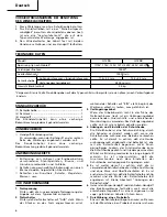 Предварительный просмотр 8 страницы Hitachi G12SA Handling Instructions Manual